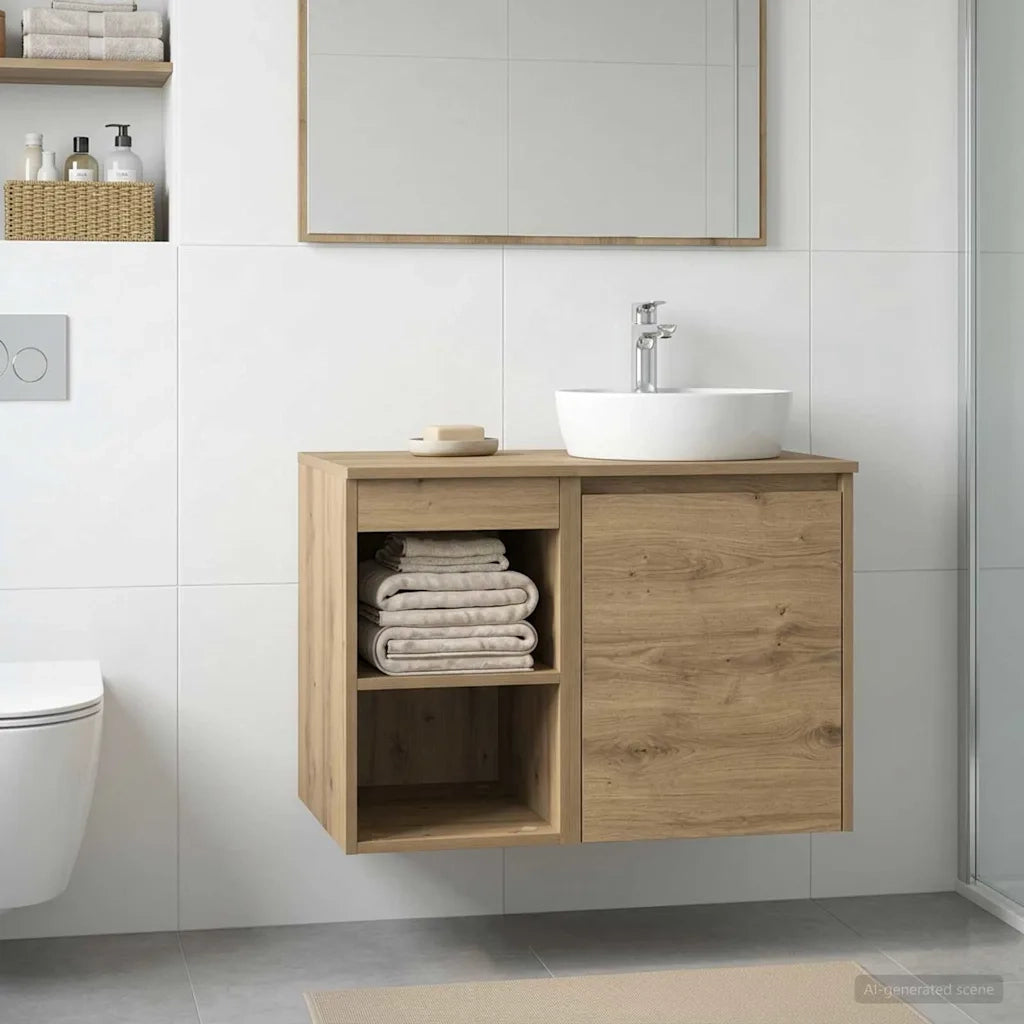 Armadio Bagno In-between Rovere Artigianale 30 x 41 x 50 cm 890349
