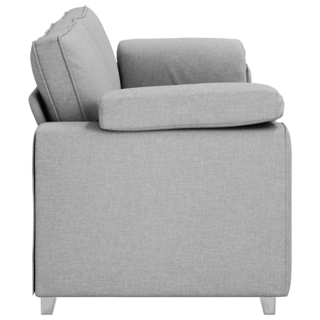 Divano-Sofa-Divanetto Grigio Nuvola 219 x 77 x 82 cm Tessuto