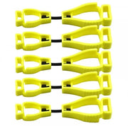 Clip per guanti 5 pezzi - Resistente allo scavo - Duraturo - In plastica - Cerniera flessibile - Presa salda - Clip per guanti