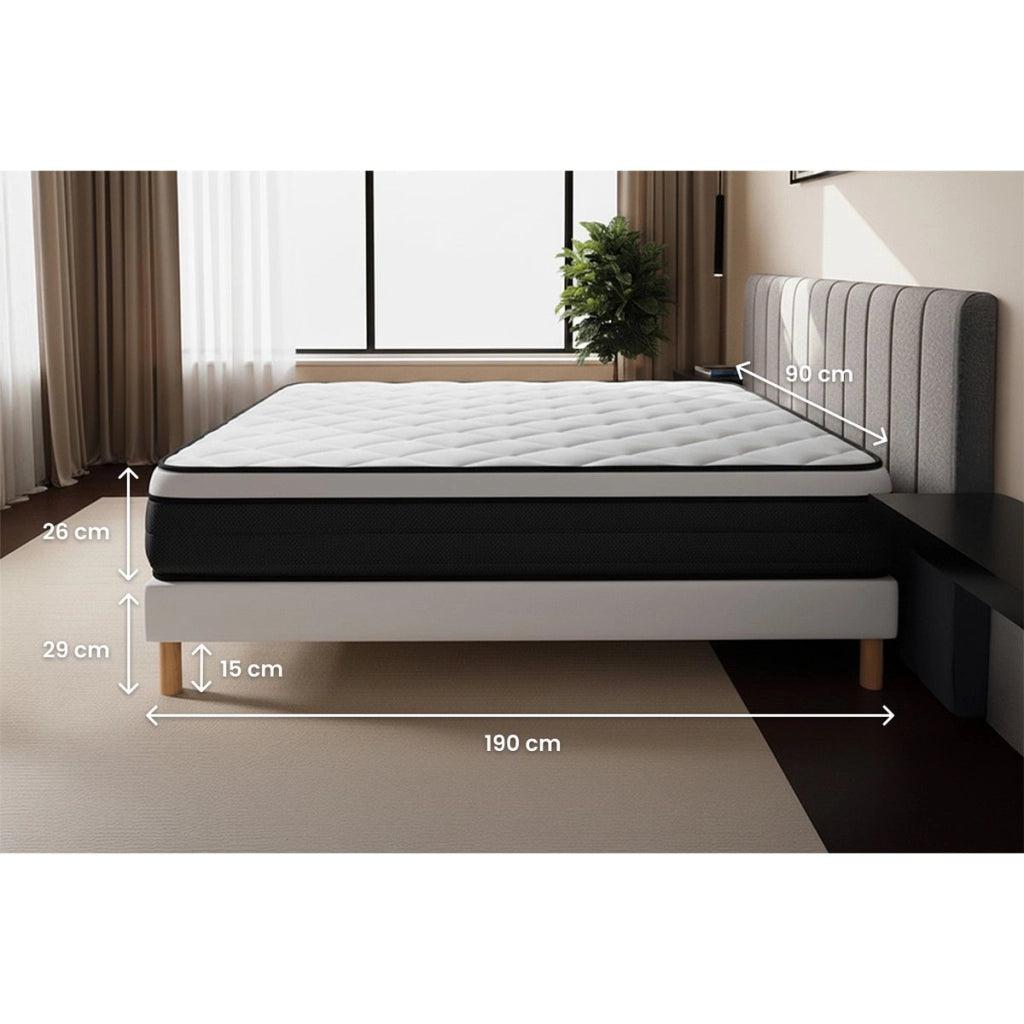 Set materasso e base 90x190 cm - Suite