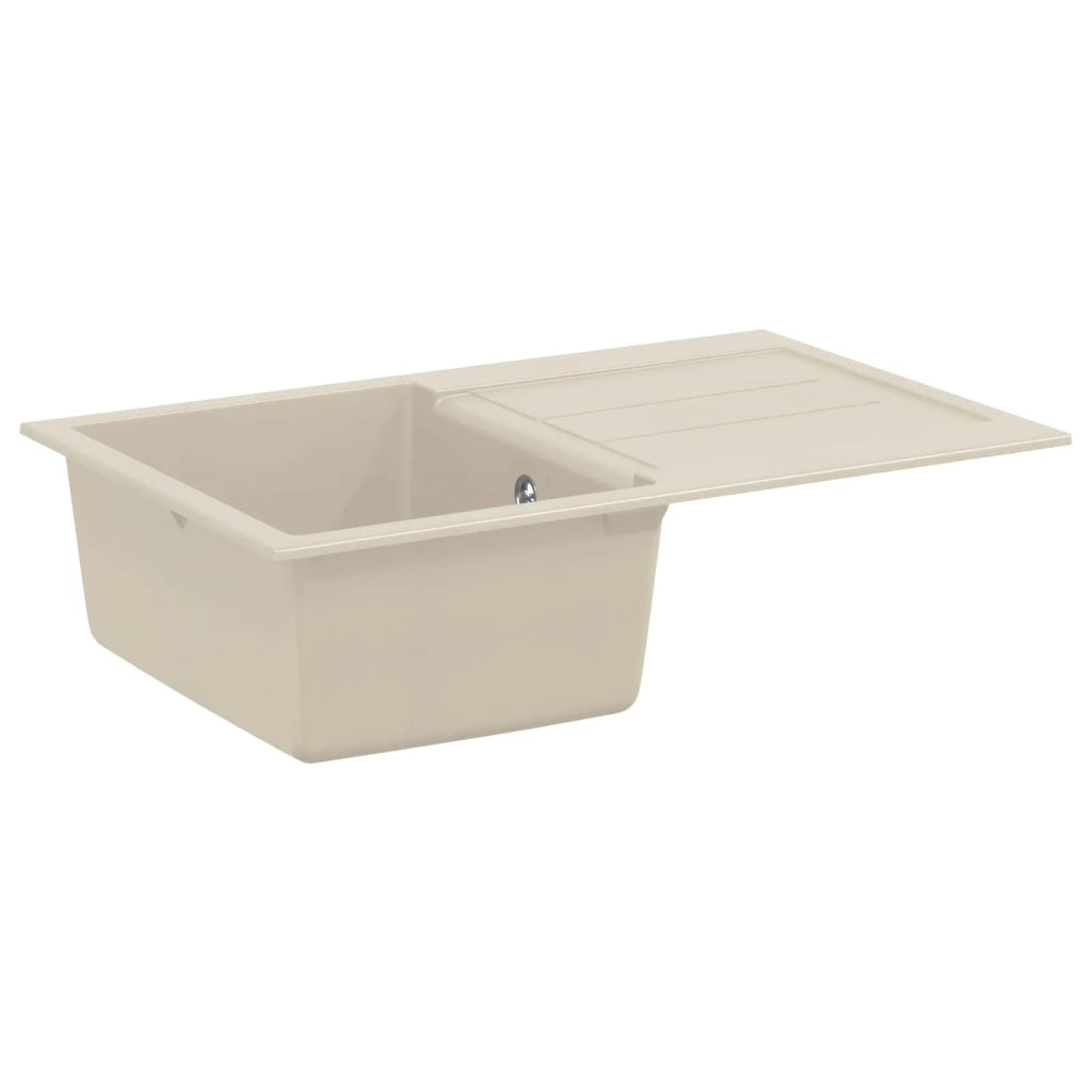 Lavello Beige 780 x 500 mm 80% Quarzo e 20% Resina 42028394