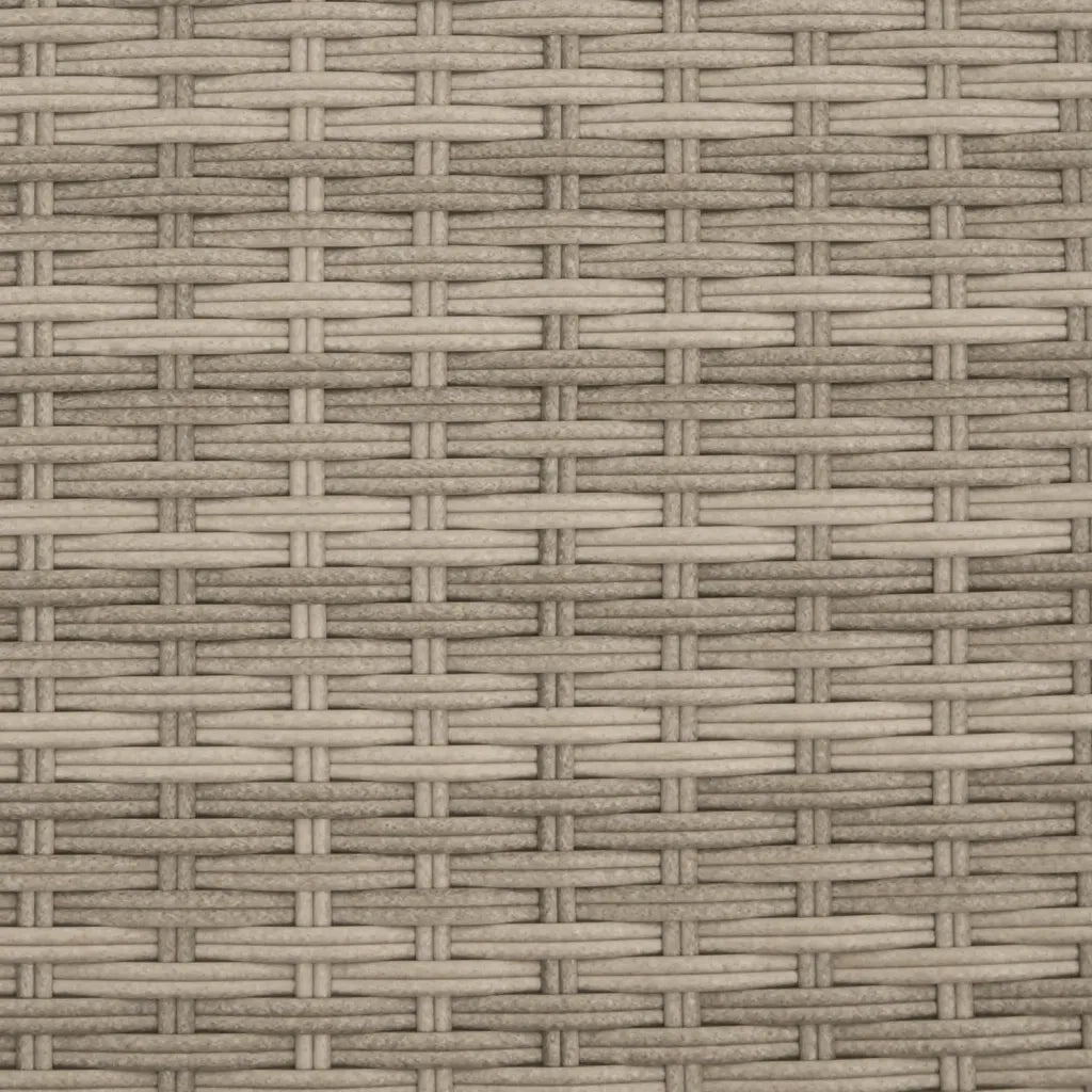 Lettino Prendisole | Sdraio da giardino | Lettino da sole con Cuscini Grigio Chiaro?in Polyrattan