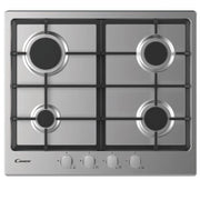 Piano cottura a gas Candy su Metallo Piano in acciaio inox 4 zone di cottura codice CHG6BRX