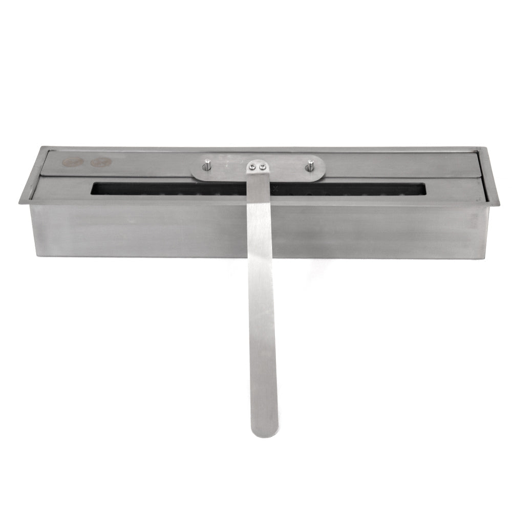 Camino a Bioetanolo da Pavimento 105x38x100 cm Belluno Effetto Finta Pietra