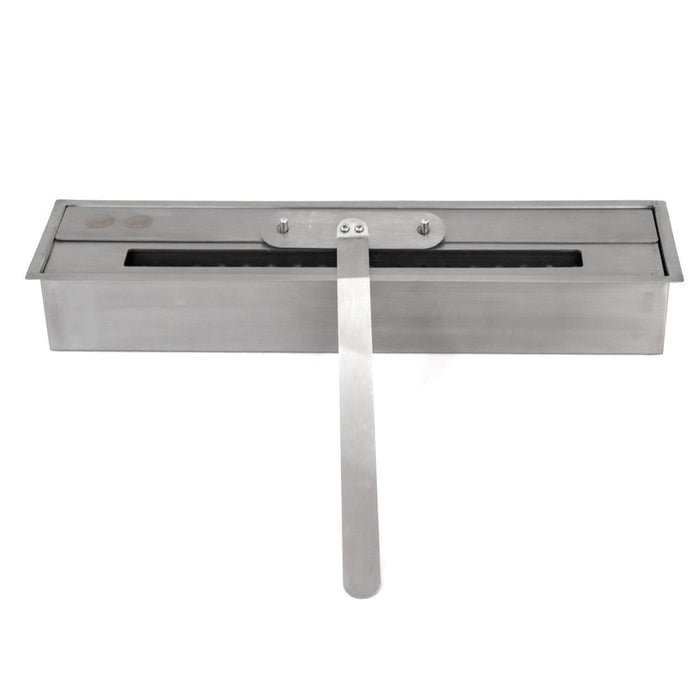 Camino a Bioetanolo da Pavimento 105x38x100 cm Belluno Effetto Finta Pietra