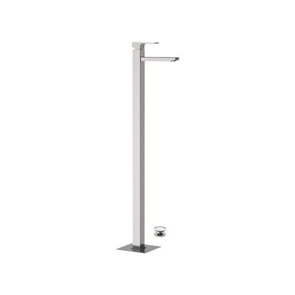 Miscelatore per lavabo da terra con scarico