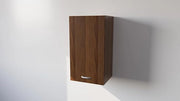 Pensile Cucina in Legno Nobilitato Noce Mobile Alto con 1 Anta, Pensile Componibile Moderno Made in Italy (H60XL50XP32cm)