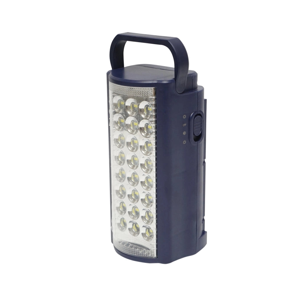 Lampada da lavoro portatile a LED con batteria 6V 4Ah, USB, 100x95x200mm