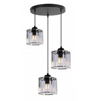 Lampada Da Soffitto Cristallo Black APP513-3CPR
