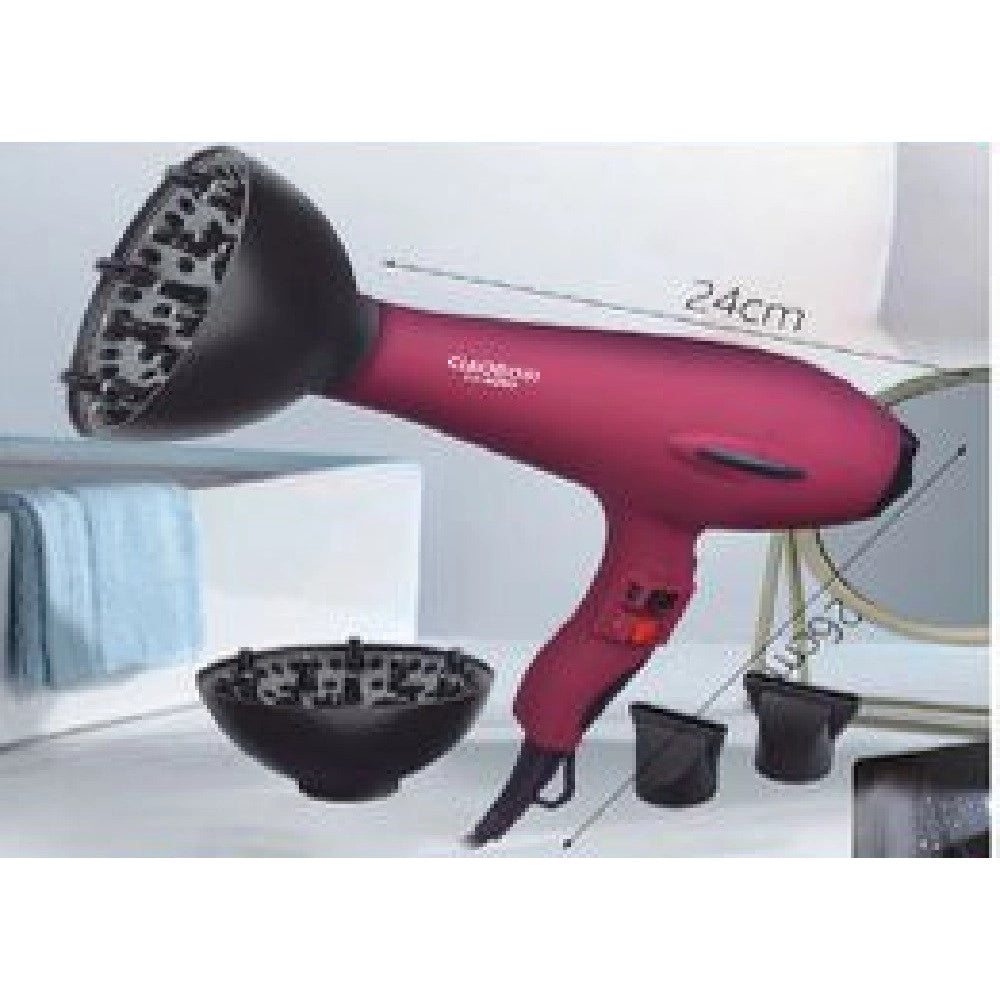Trade Shop - Asciugacapelli Phon Professionale 4800w 2 Velocita' Beccucci Diffusore Tx-8080 -