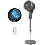 Ventilatore da pavimento con telecomando e timer ¨C zephmum ¨C Grigio 8 velocit¨¤ oscillante