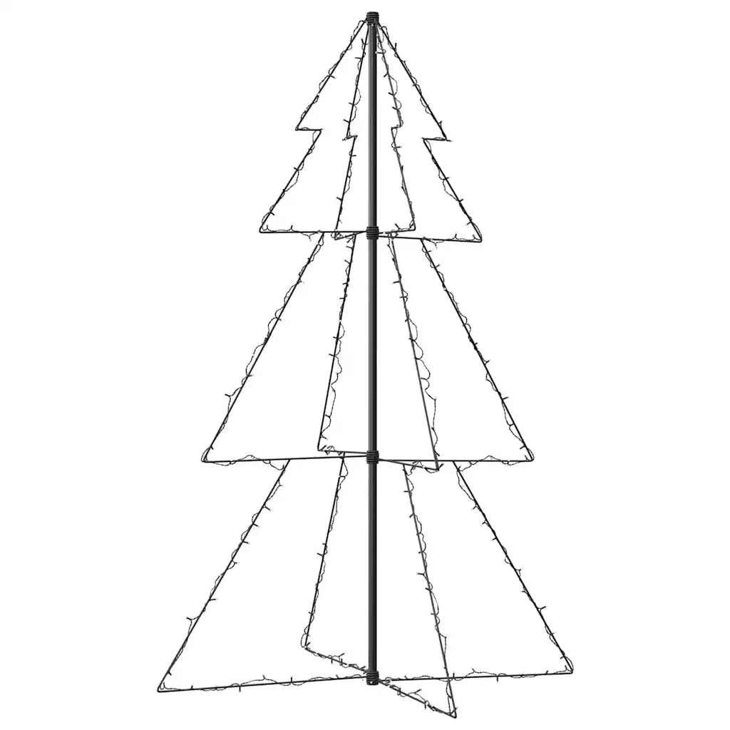 Albero di Natale a Cono-Luci decorative natalizie 200 LED per Interni Esterni 98x150 cm 211927