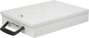 Documentenkist A4, 35,5 x 26,0 x 6,7 cm, colore grigio chiaro, con confezione di colore grigio chiaro da 1 pezzo