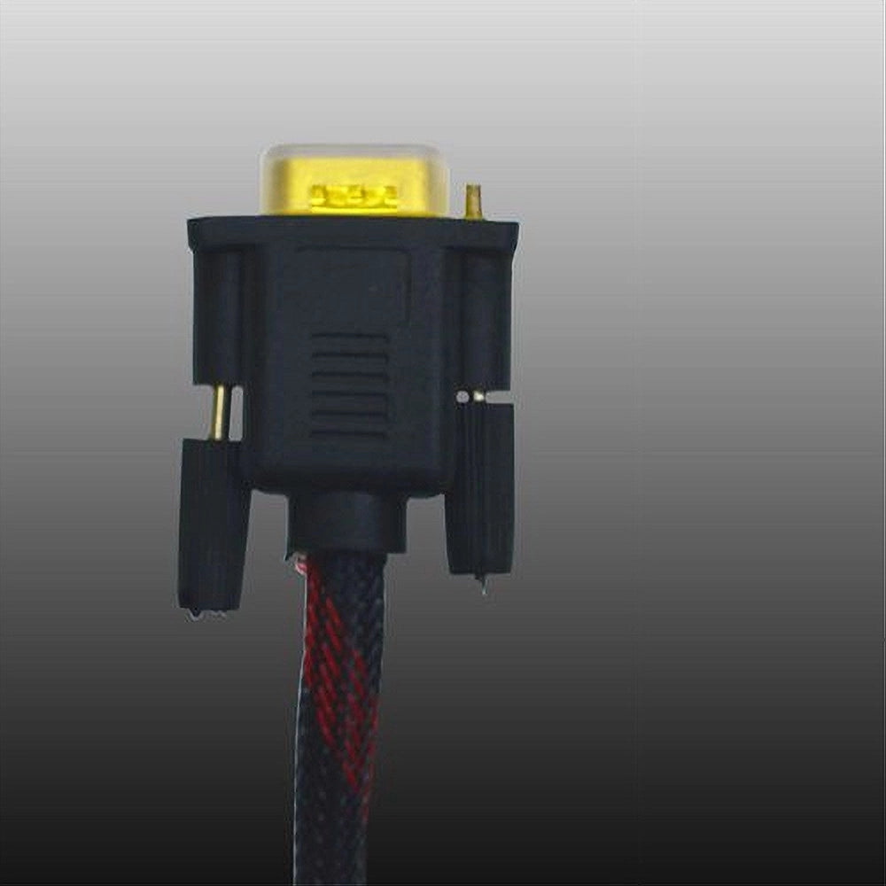 Trade Shop - Cavo Vga/vga Maschio-maschio 5mt Retinato 15 Pin Filo Per Pc Tv Maxtech Vga-rt5m -