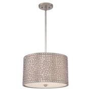 Lampada a sospensione Confetti argento anticato 3xE27 Quoizel