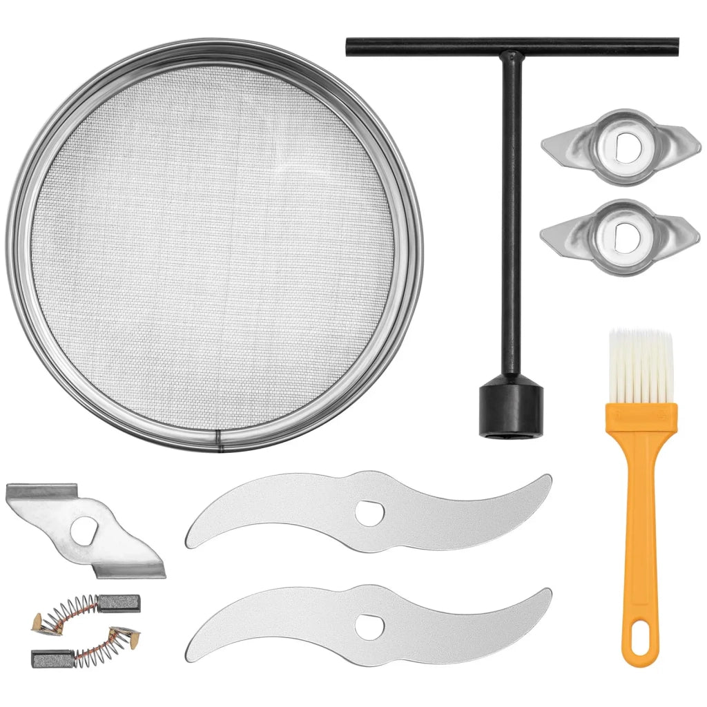 Macina spezie elettrico professionale capacità 2000 g 21 x 9,5 cm 3400 watt acciaio inox 14_0009427