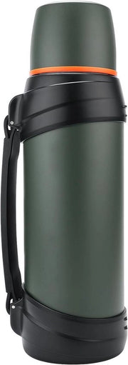 Bottiglia termica 2,5 l - Fiaschetto per campeggio - Verde - Acciaio inossidabile