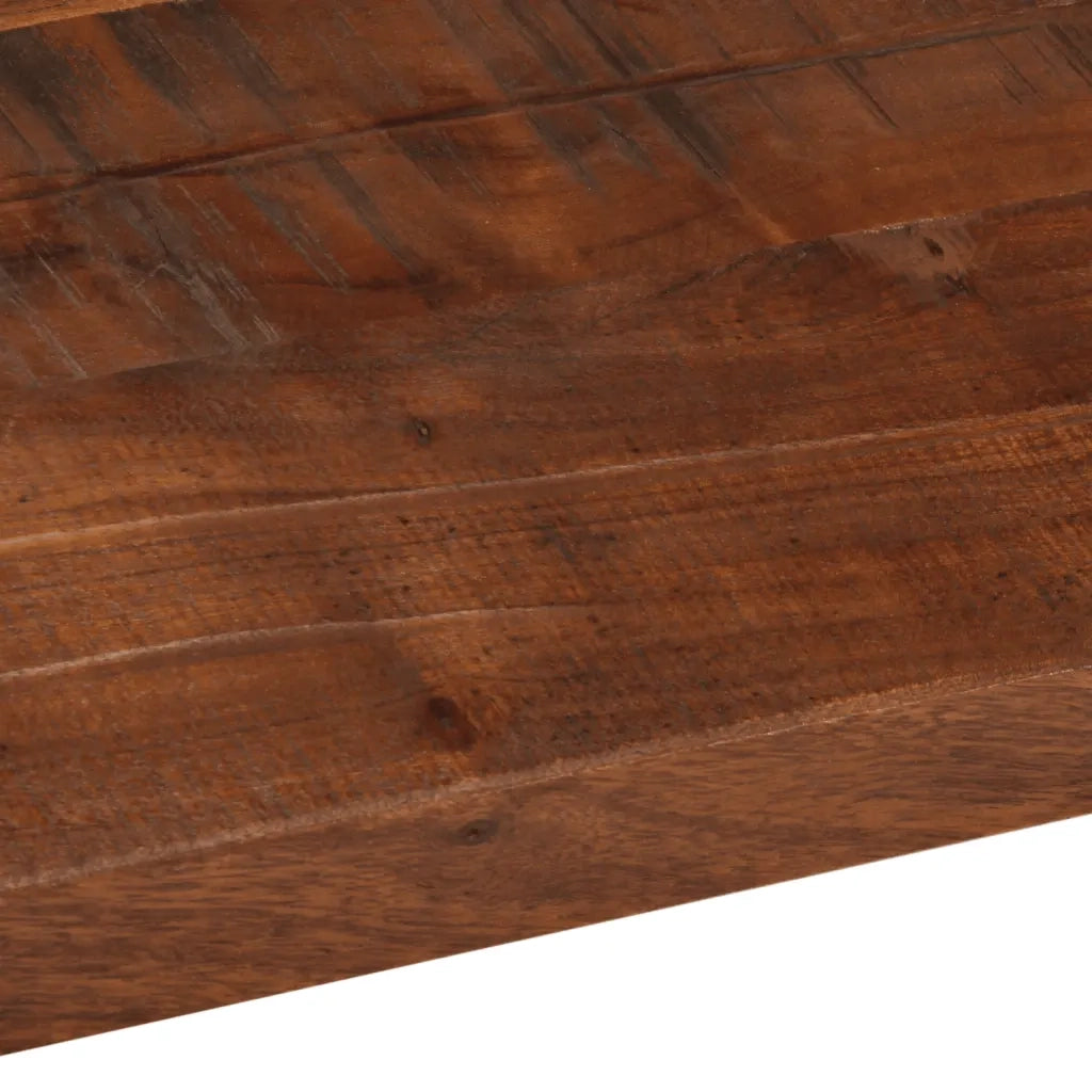 vidaXL Piano Tavolo 100x70x2,5 cm Rettangolare in Massello di Recupero
