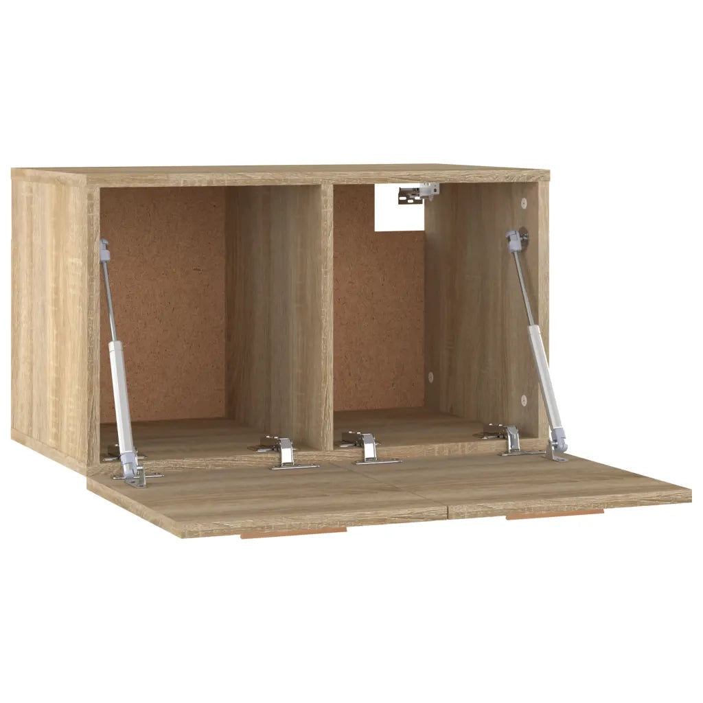 Mobile a Parete Rovere Sonoma 60x36,5x35 cm Legno Multistrato 812909
