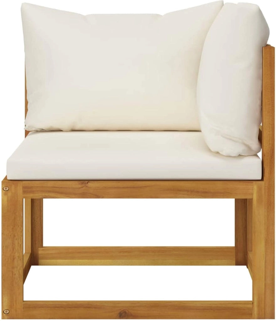 Set di mobili da giardino e cuscini, set da giardino, set da giardino, mobili da giardino, mobili da giardino esterni, set da giardino, divano da giardino, terrazza, 6 pezzi in legno massello