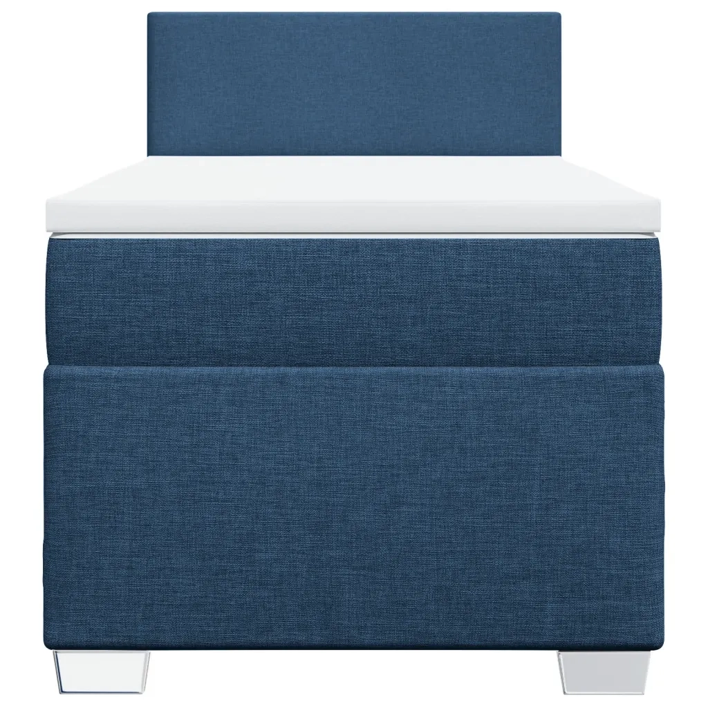 Giroletto a Molle con Materasso Blu 90x190 cm in Tessuto 3285742