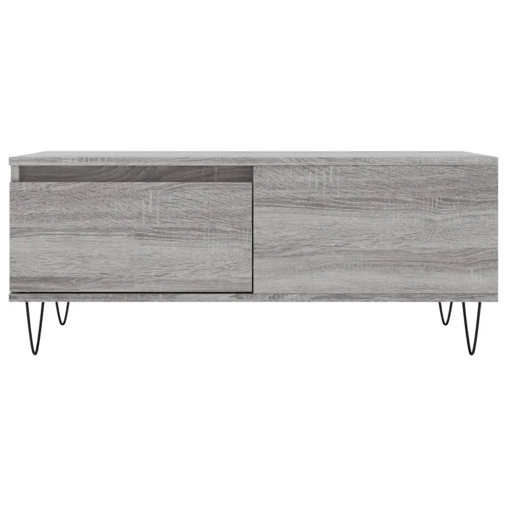 Tavolino salotto | Tavolino da caff¨¨ | Tavolino da Soggiorno Grigio Sonoma 90x50x36,5 cm Legno Multistrato