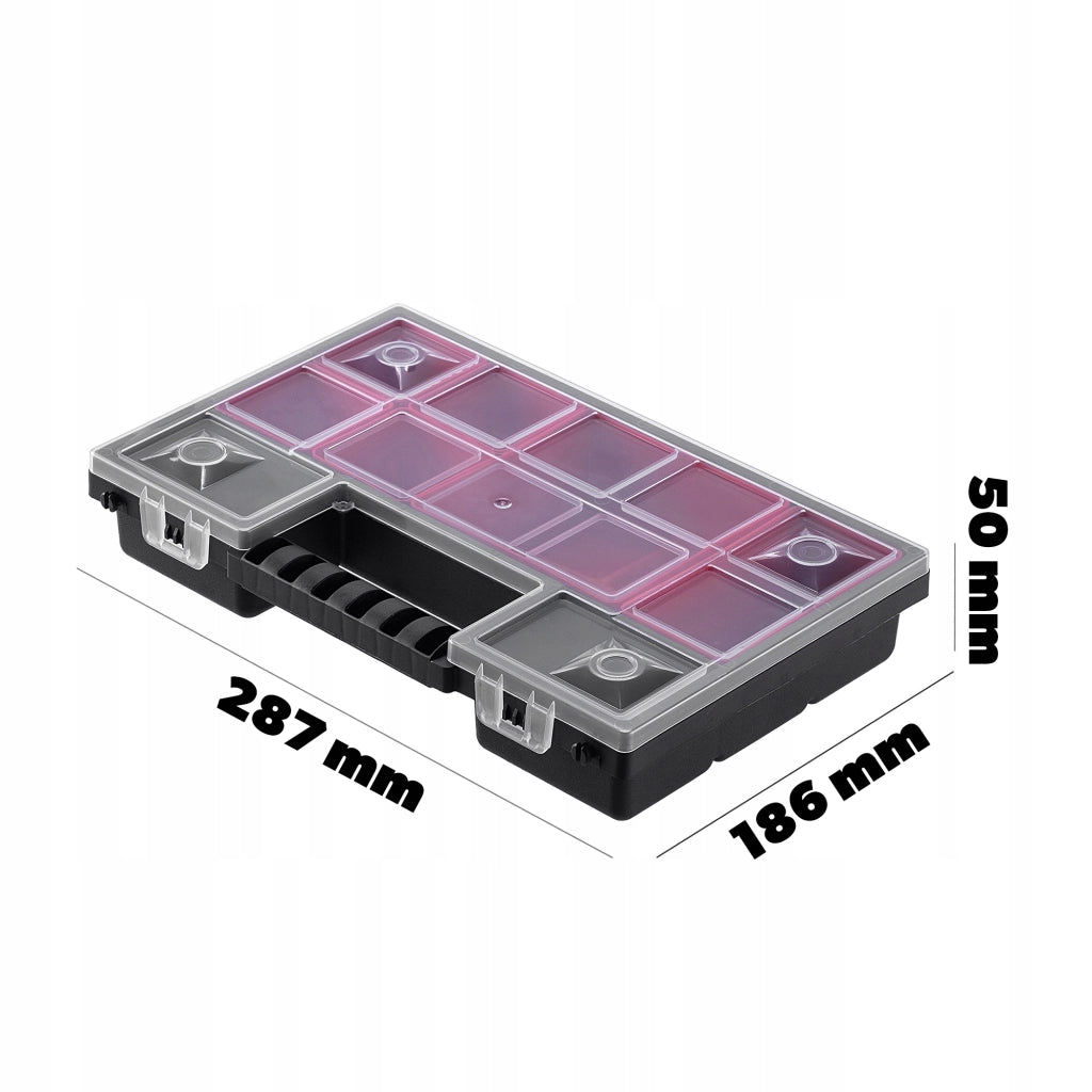 Set di 12 contenitori organizer per officina KADAX con 6 cassetti, ideali per garage.