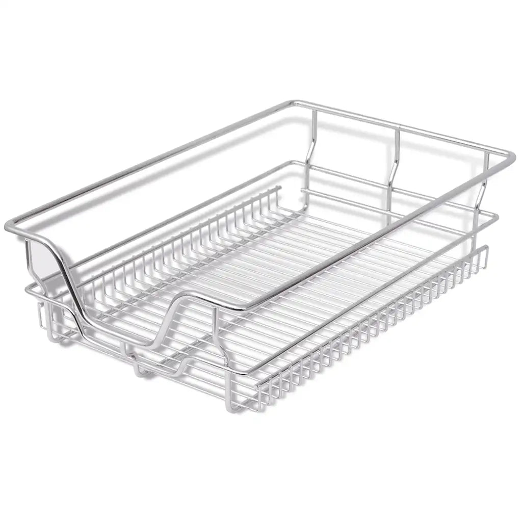 Cestelli a Rete Scorrevoli 2 pz Argento 400 mmcod mxl 97326