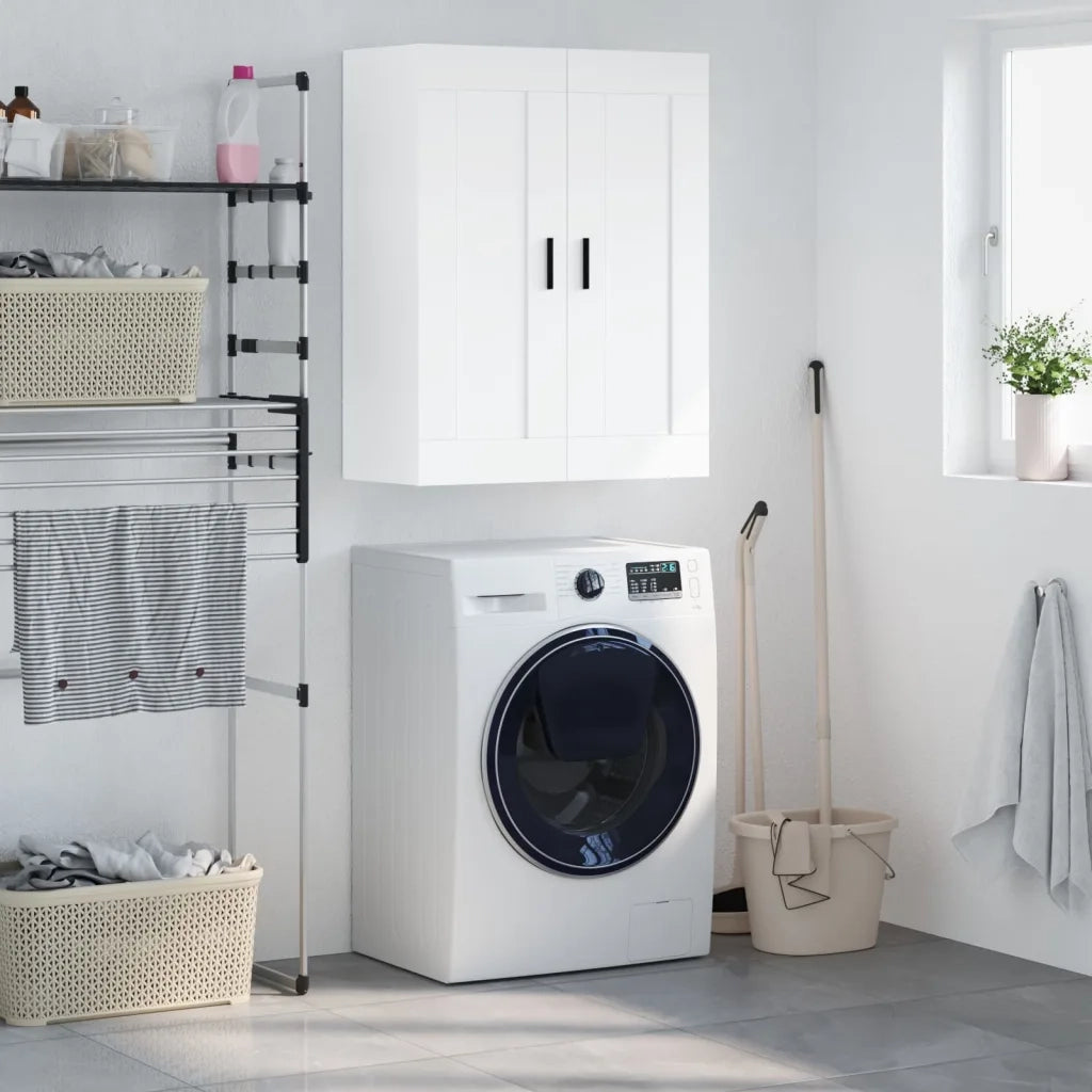 Armadietto a Muro | Mobile a Parete Bianco 69,5x34,90 cm in Legno Multistrato