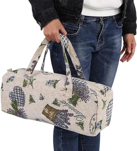 Accessori da cucito Organizzatore con Spazio di Riposo e Raccogliere Filo - Fiore Viola - Per Artigianato e Cucito