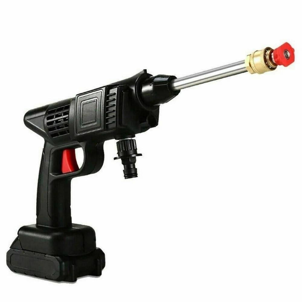 Trade Shop - Idropulitrice A Batteria 12 V Alta Pressione Portatile Senza Fili Lavaggio Auto -