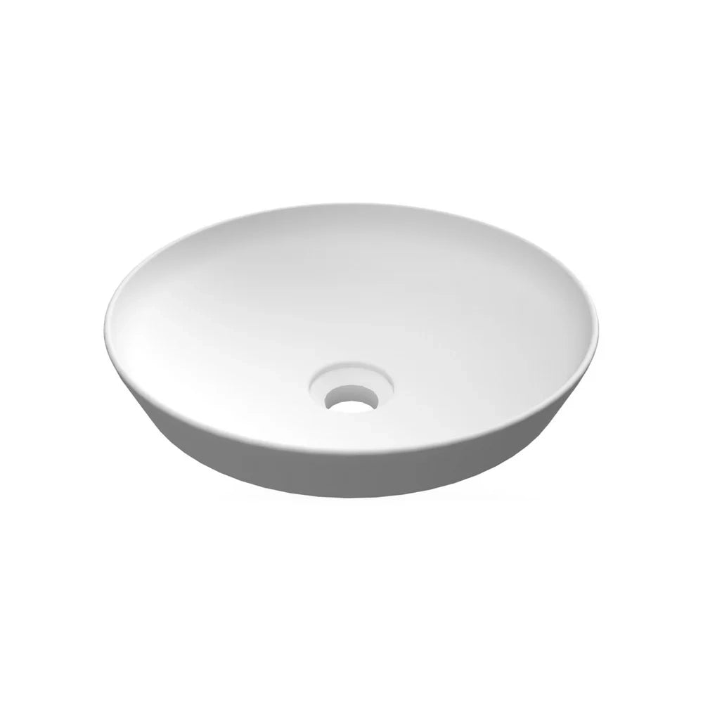 Lavabo ad incasso tondo senza foro variant 36 x 36 cm