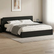 Telaio del letto con storage con cassetto Nero 200 x 200 cm 3433605