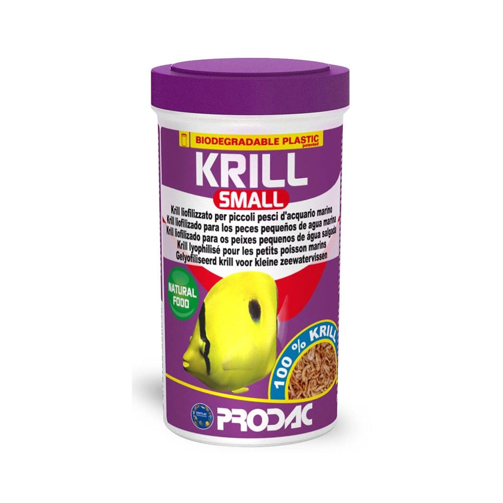 Prodac Krill Small - Alimento al 100% Krill Liofilizzati Formato: 100 ml