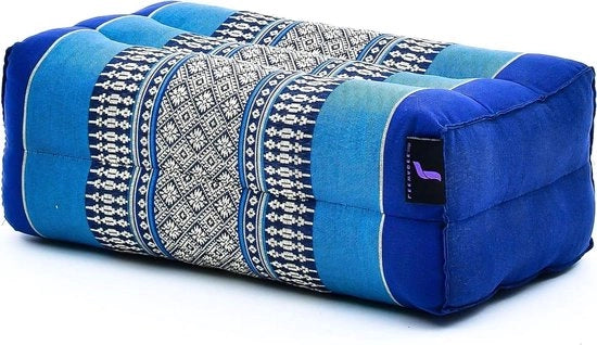 Blocco Yoga - Cuscino per esercizi di yoga - Cuscino per meditazione e seduta per allenamenti - Riempito con Kapok ecologico