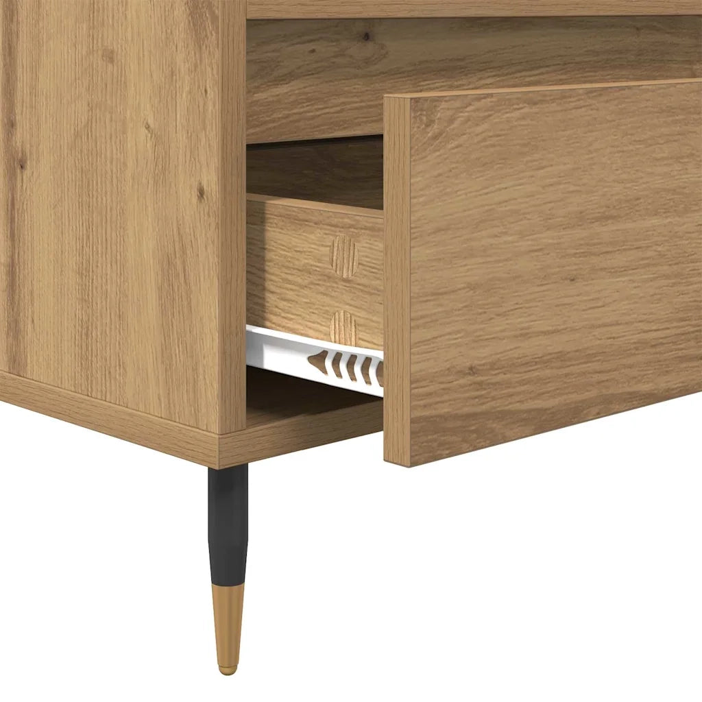 Mobile TV con cassetto Rovere artigianale 100 x 34,5 x 44,5 cm 881778