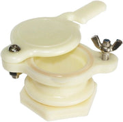 Pompa per miele in acciaio inossidabile - Regolazione della fuoriuscita del miele - Attrezzo per allevamento delle api - Sicuro per l'alimentazione - Regolazione della chiusura - Diametro interno 38 mm - Chiusura per miele