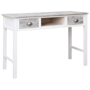 Scrivania tavolo postazione di lavoro mobile per computer studio 110 x 45 x 76 cm legno grigio 02_0023821