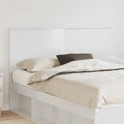 Testiera-Testata-Testiera Decorativa Bianco Lucido 150 cm Legno multistrato 871001