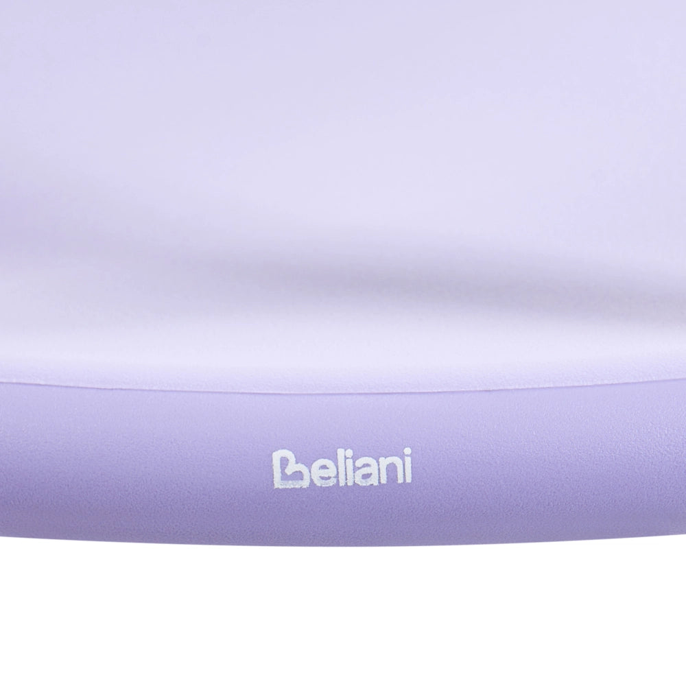 Set di 4 sedie da giardino viola in polipropilene leggero resistente alle intemperie in plastica per interni e per esterni moderno