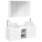 Set di mobili per il bagno 4 pcs Bianco 3407023