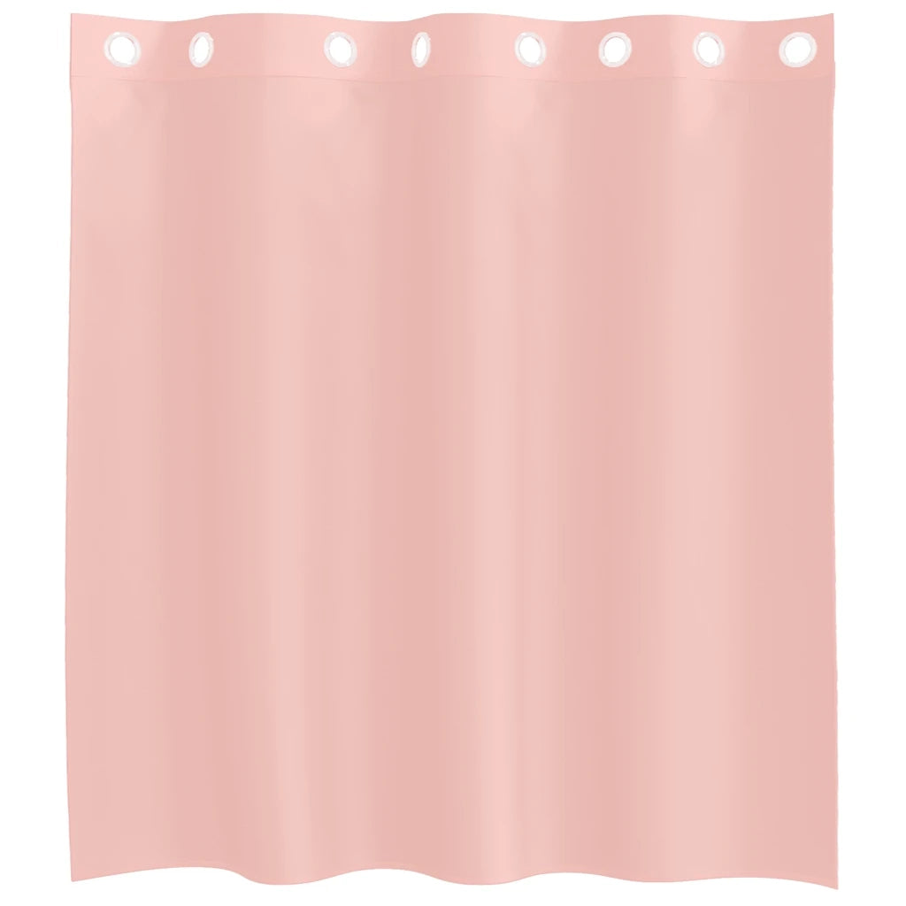 Tende in Voile con Occhielli 2 pz Rosa 140x140 cm