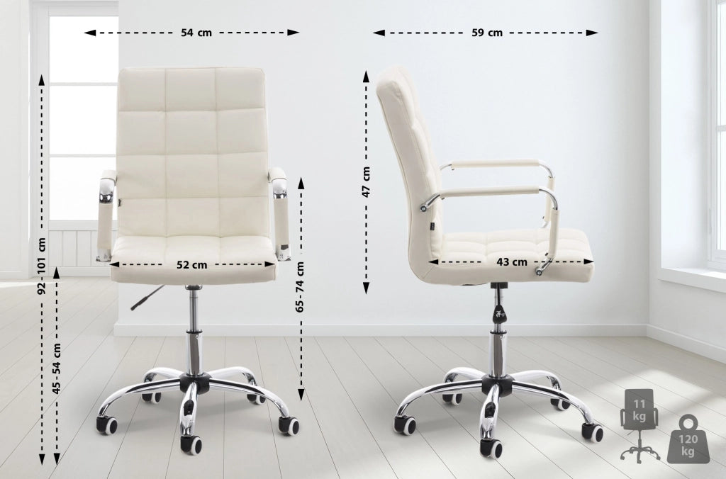 Sedia da ufficio Deli V2 bianco