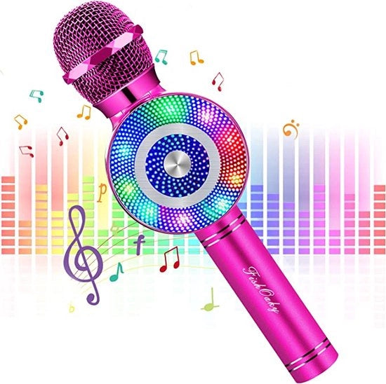 Microfono per bambini, microfono per bambini da 4 anni in su, giocattolo per bambini maschi e femmine, per casa, per feste, karaoke, microfoni dinamici