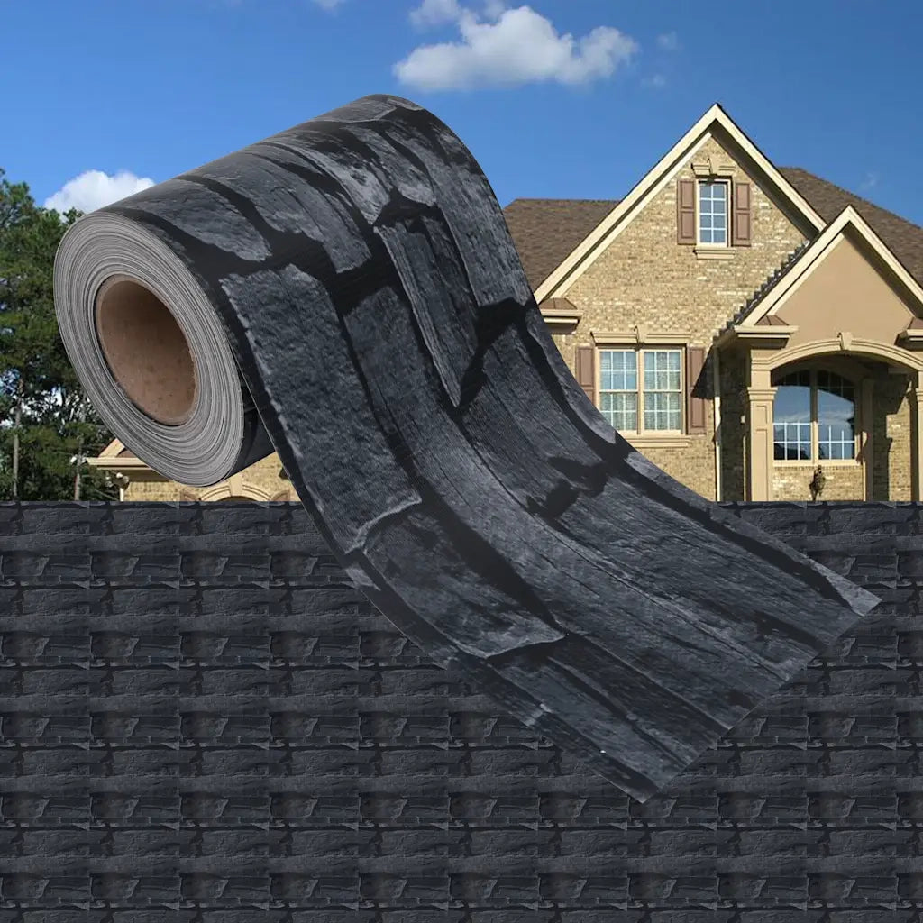 Recinzione Frangivento Giardino | Recinzione da cortile PVC 35x0,19 m Grigio Pietra
