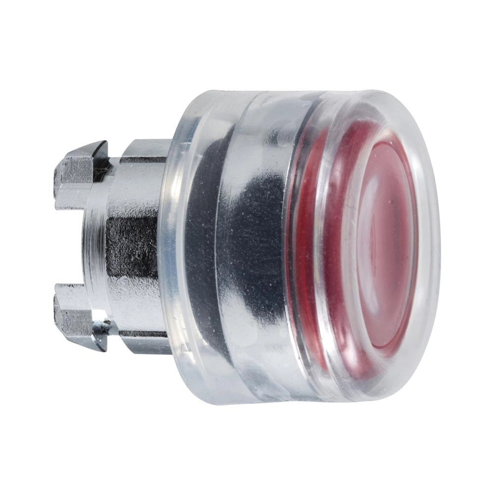 Testa pulsante luminoso 22 LED rosso Schneider