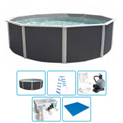 Piscina Fuori Terra Steeldesign -  5,50 X H.1,32 M - Kit Base