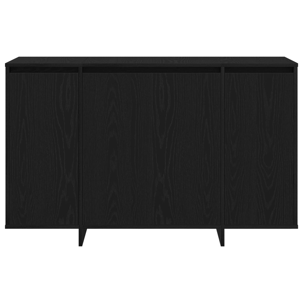 Credenza Nera in Rovere Rovere Nero Legno 120 x 41 x 75 cm