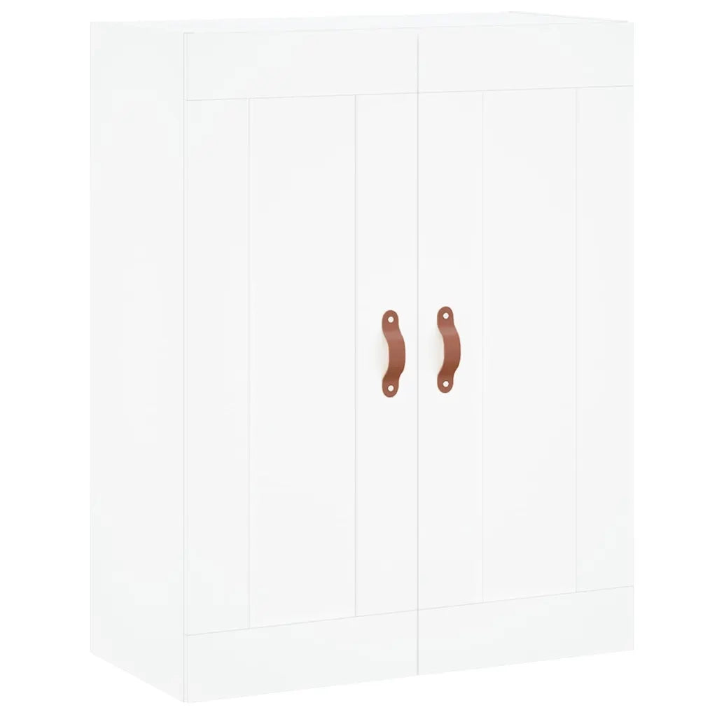 Credenza Bianca 69,5x34x180 cm in Legno Multistrato 3199593