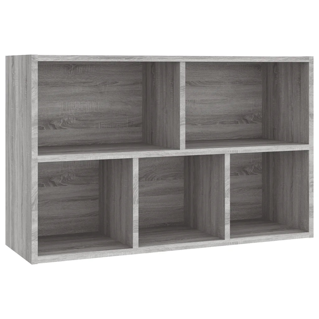 Libreria/Credenza Grigio Sonoma 50x25x80 cm Legno Multistrato 826612
